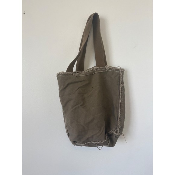 Life is Good Brown Tote Bag – Floral – Y2K Vibes - Picture 3 of 4